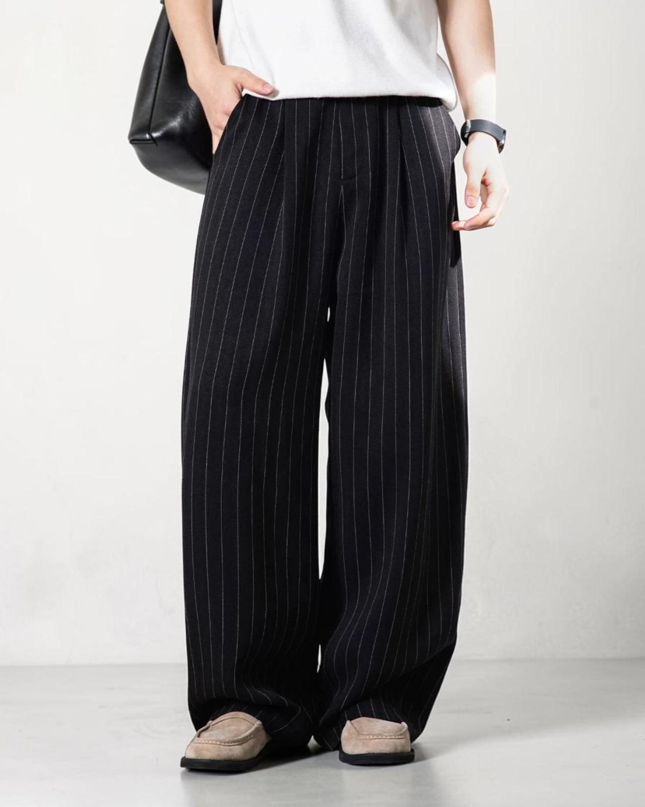 Still Stripe Wide Pants（70％/95％）