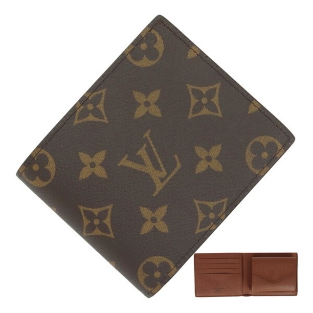 New LOUIS VUITTON ルイヴィトン 二つ折り財布 ポルトフォイユ・マルコ NM モノグラム M62288 メンズ コンパクト 新品