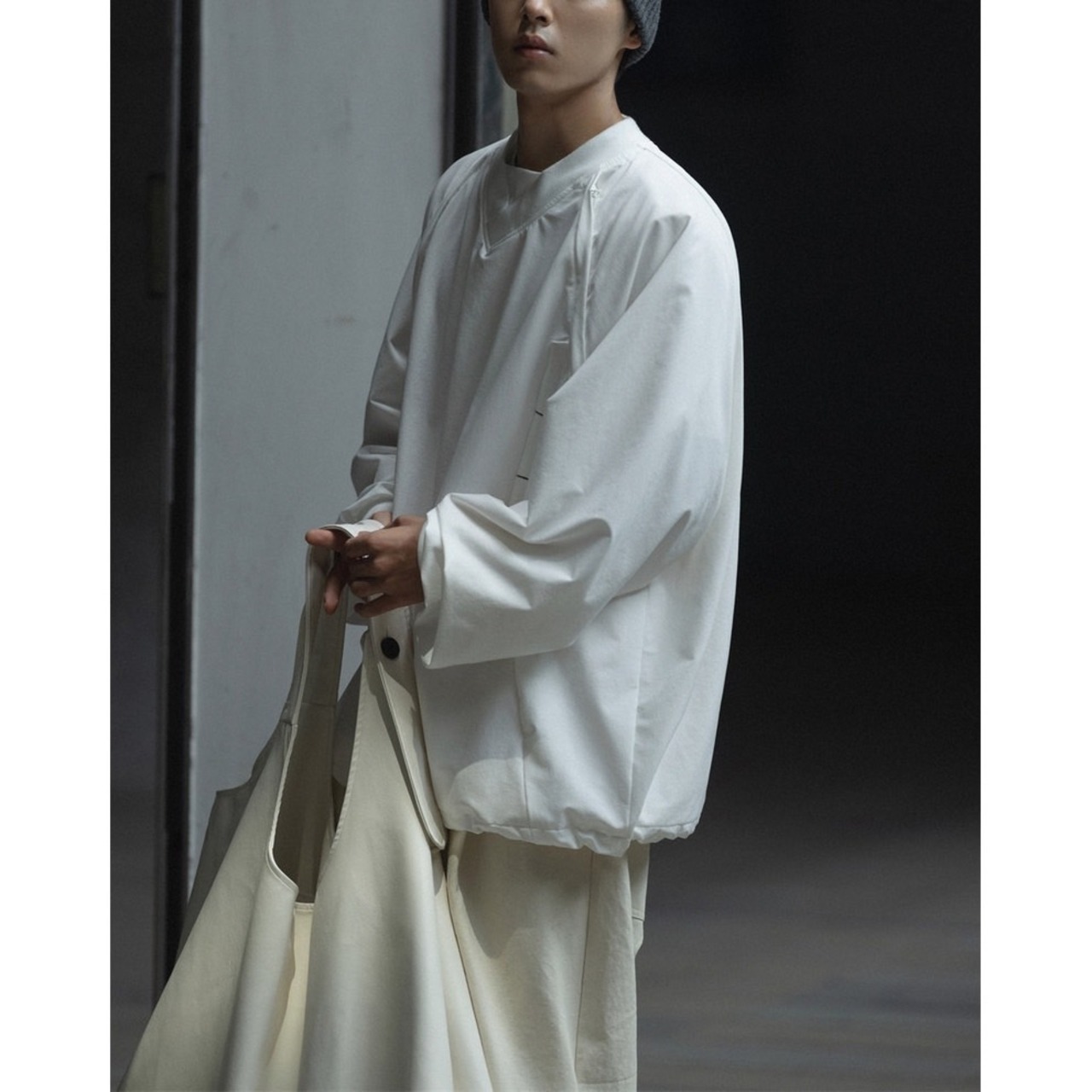 2way vest crew neck pullover 0237 - 12