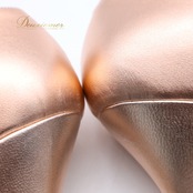 社交ダンス シューズ 23cm ピンク系 SK 靴 くつ ヒール レディース ラインストーン スタンダード ラテン オープントゥ ピンクゴールド系 光沢 キラキラ 練習 レッスン イベント ステージ パーティー 上品 かわいい ストラップ