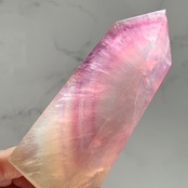 フローライトタワー*天然石ポイント*天然石インテリア*パステルカラー*置き物*T62