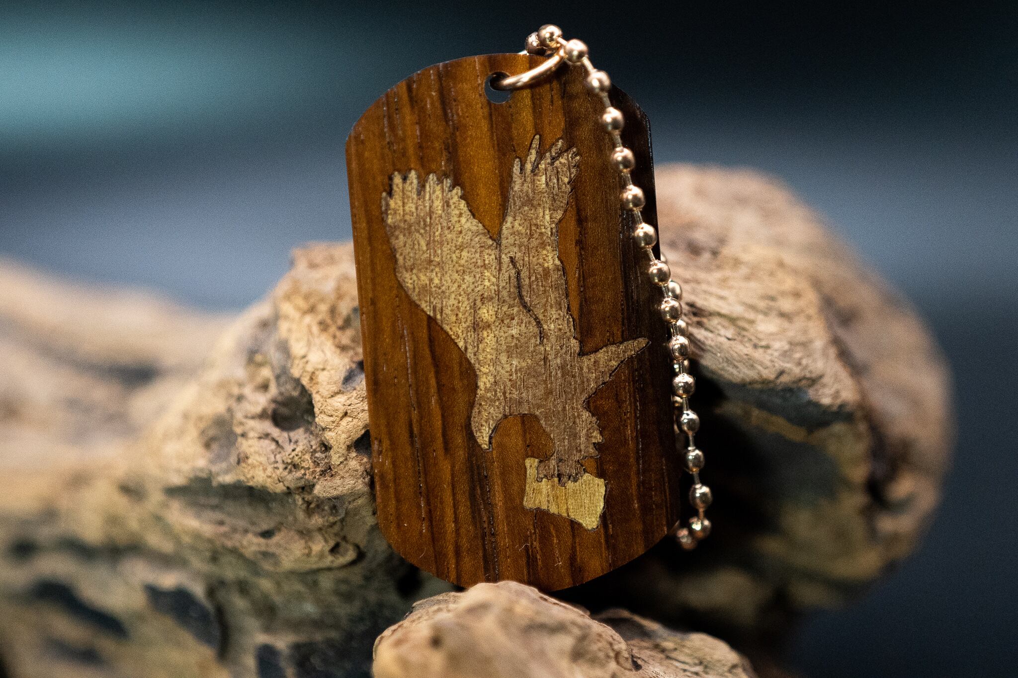 【木のダイヤモンド】本紫檀 とんびと油揚げ