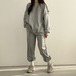 短?期 秋冬 2点セット 長袖トレーナーロングパンツレディースかわいい きれいめ サイズ 大人可愛いゆったりファッション系コーデ衣装丈上下シルエットブル