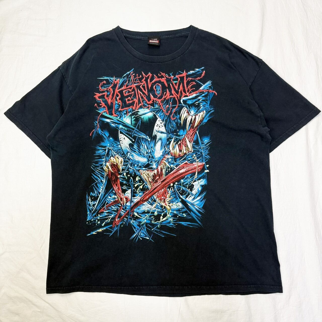2000s MARVEL公式 VENOM Tシャツ ベノム 短丈BOX Y2K 00s Y2K MARVEL VENOM ヴェノム ヴィンテージTシャツ | oursclothing