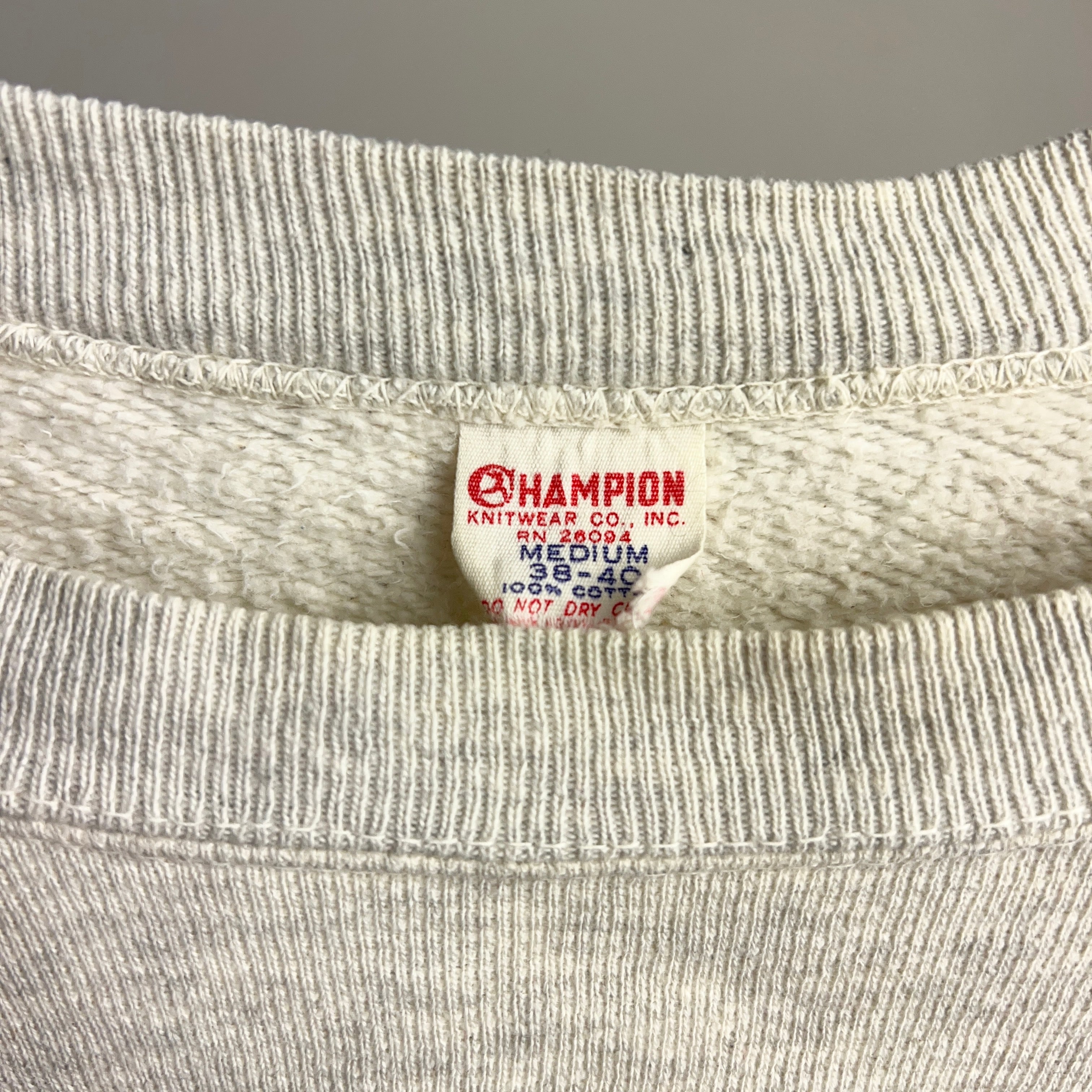 60's “Champion” SWEATSHIRT SIZE M 60年代 チャンピオン ランタグ