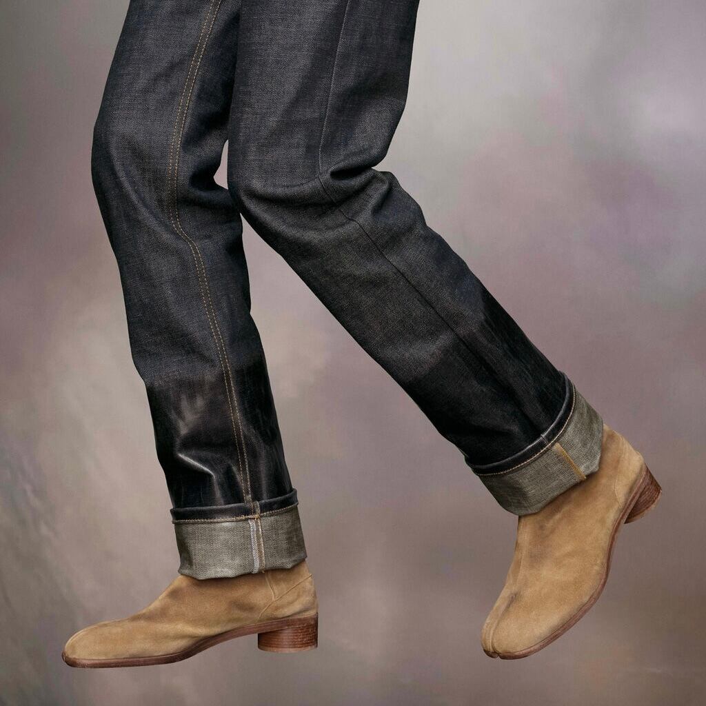 Maison Margiela【メゾン マルジェラ】タビブーツ スウェードヒール3cm  