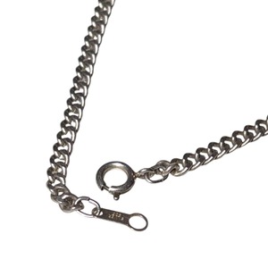 vintage silver narrow chain bracelet