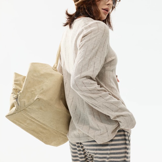 random-line henley veck long tee　ランダムラインヘンリーネックロングティー　J2111
