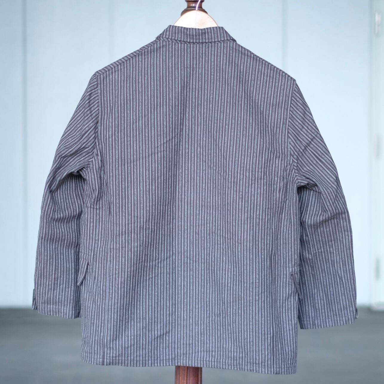 BONCOURA x STRAY SHEEP LIMITED STRIPE COTTON JACKET | STRAYSHEEP 