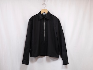 DIGAWEL” Zip P/O Shirt BLACK”