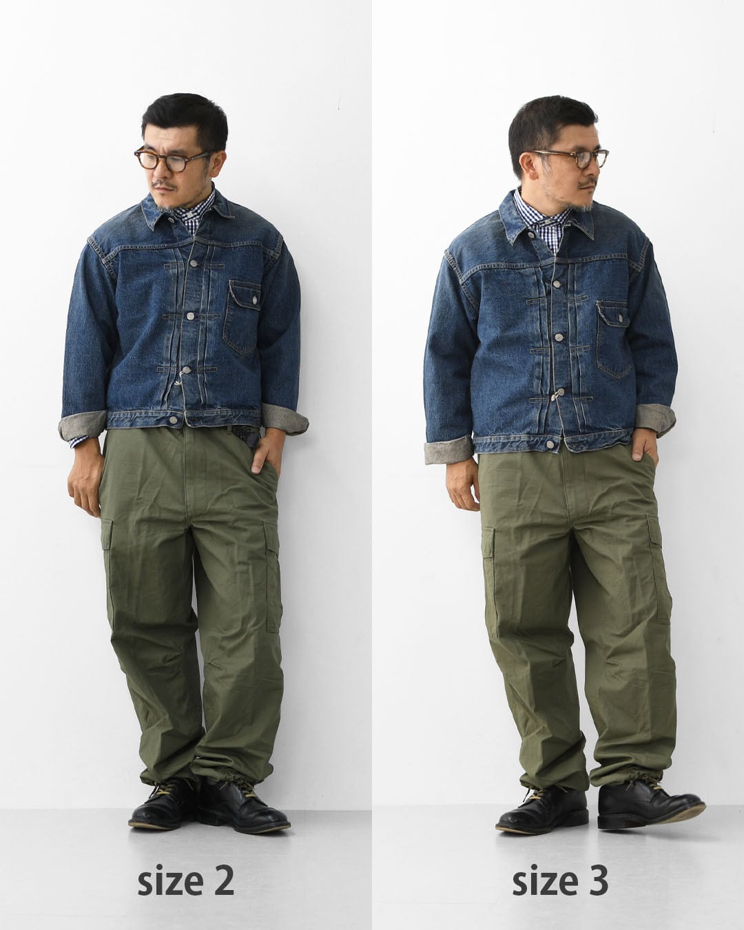 orslow [オアスロウ] TYPE1 40'S PLEATED FRONT BLOUSE USED WASH [03