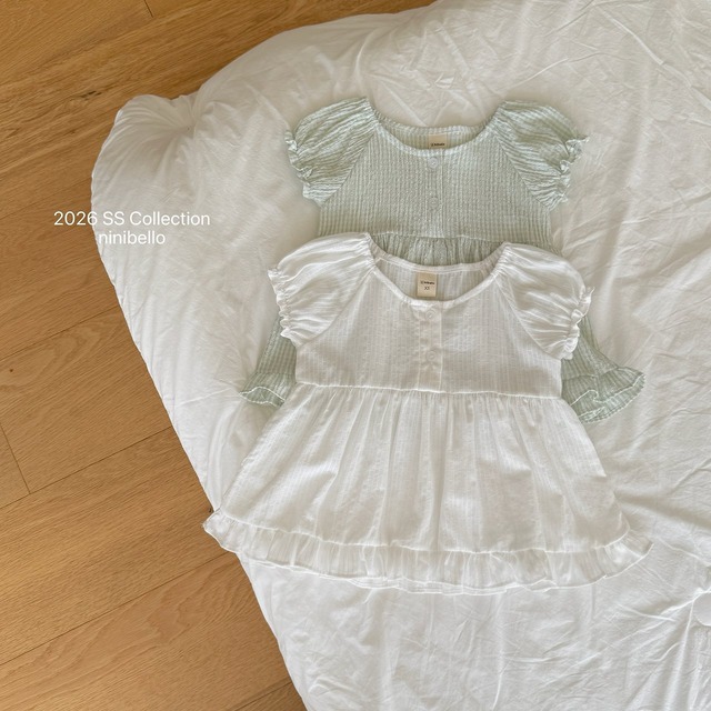 【5/12〆予約】<ninibello>  Mare nagrang blouse