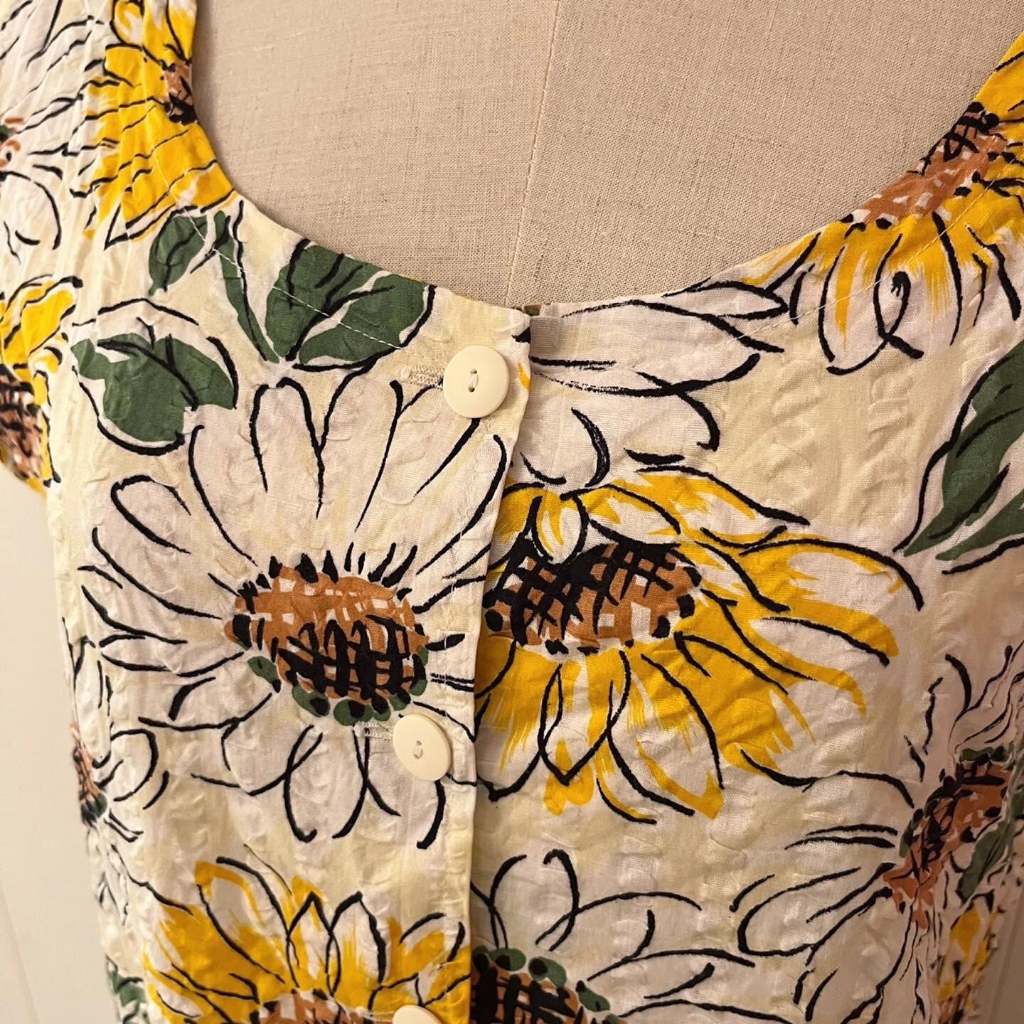 sunflower white jumper skirt