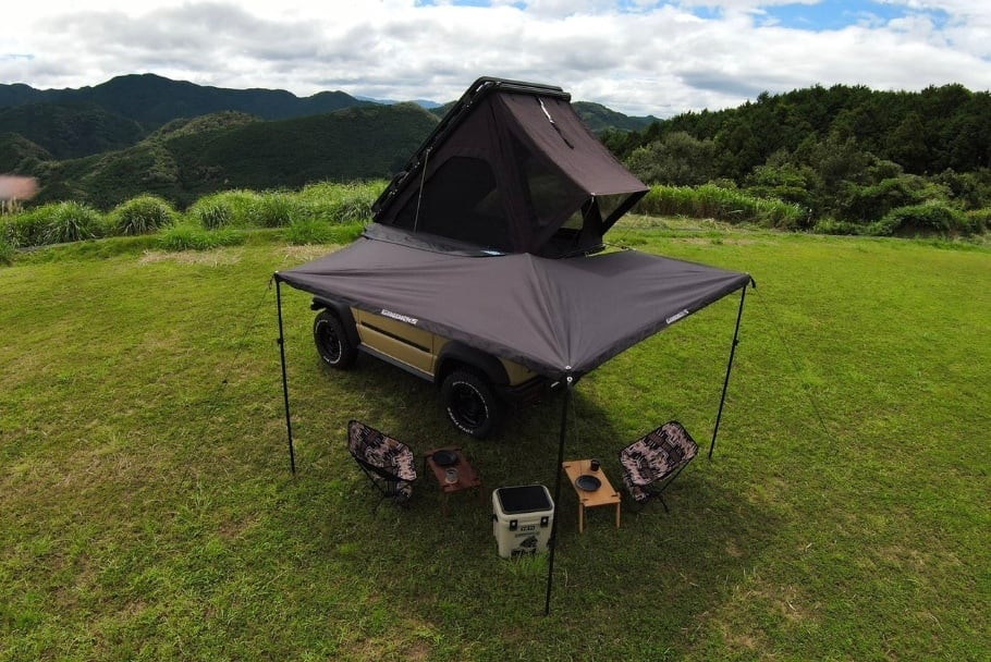 GI WORKS ルーフトップテント 270度オーニング 総額100万円超え 270度サイドオーニング | ONLINE SHOP