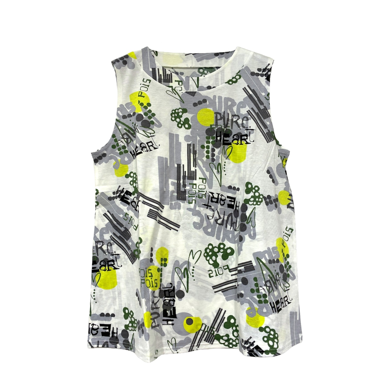 【最新作】キャラクターアートプリント タンクトップ【262-3260】Art print tank top