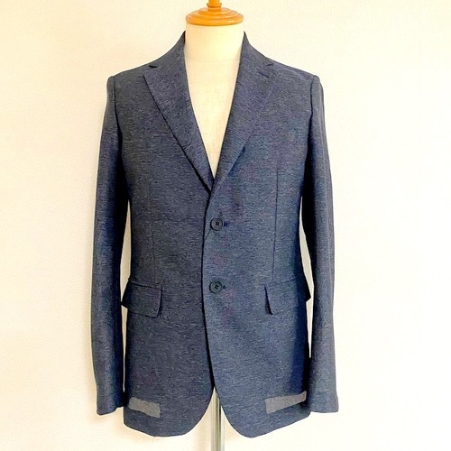 Leno Cloth Stretch Jacket　Navy