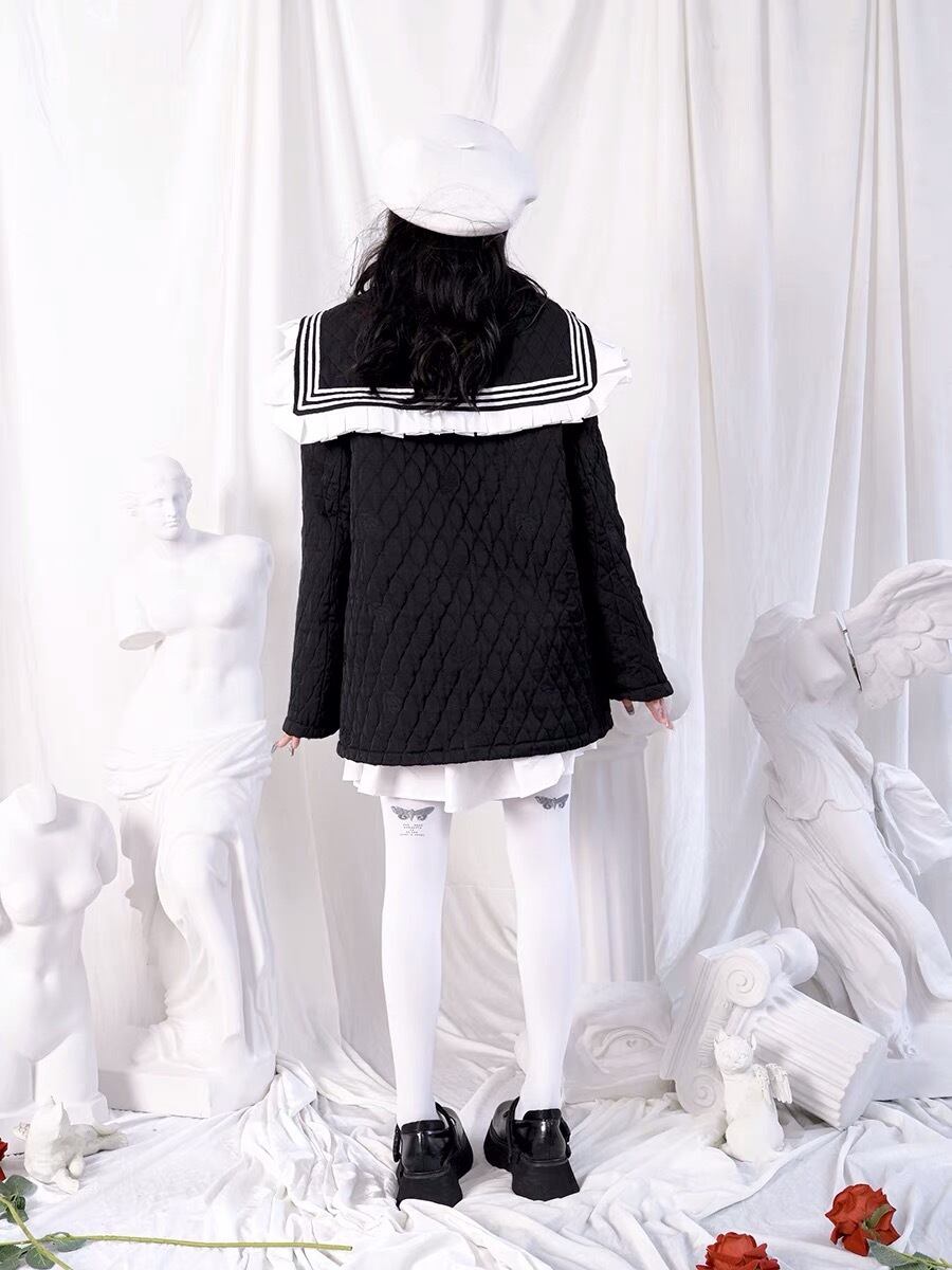 完売品⭐︎bibiy セーラー襟 ジャケット f10b858a21b280069a2b48630d5edf