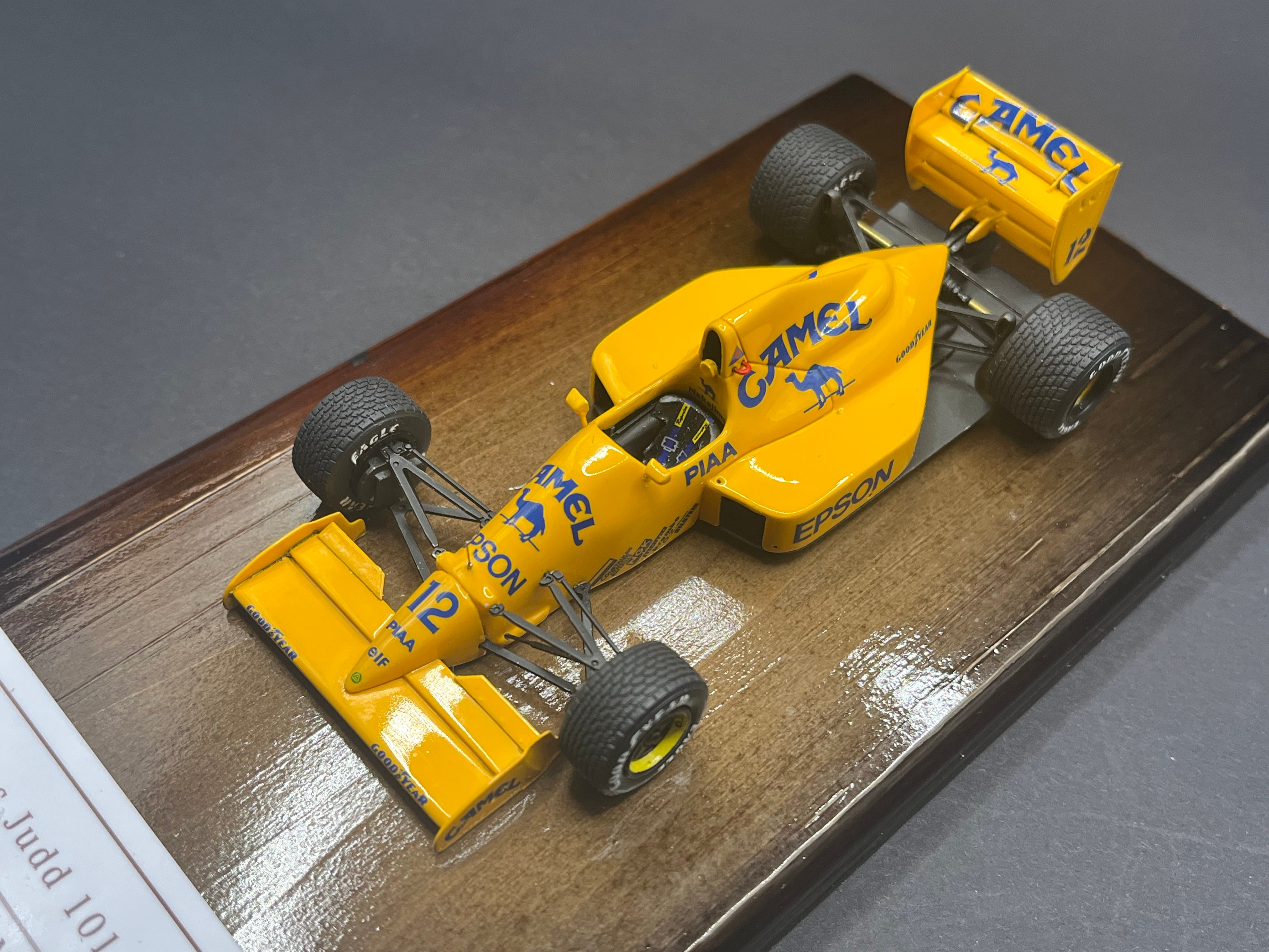 1/43 Tameo ロータス101ジャッド 中嶋悟 オーストラリアGP ファステ