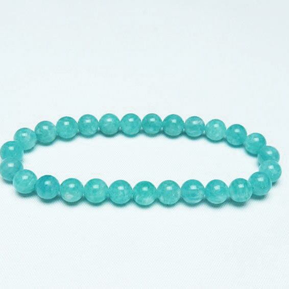 アマゾナイト ブレスレット 7mm 一点物 メール便可 [M便 1/10] 111-47732