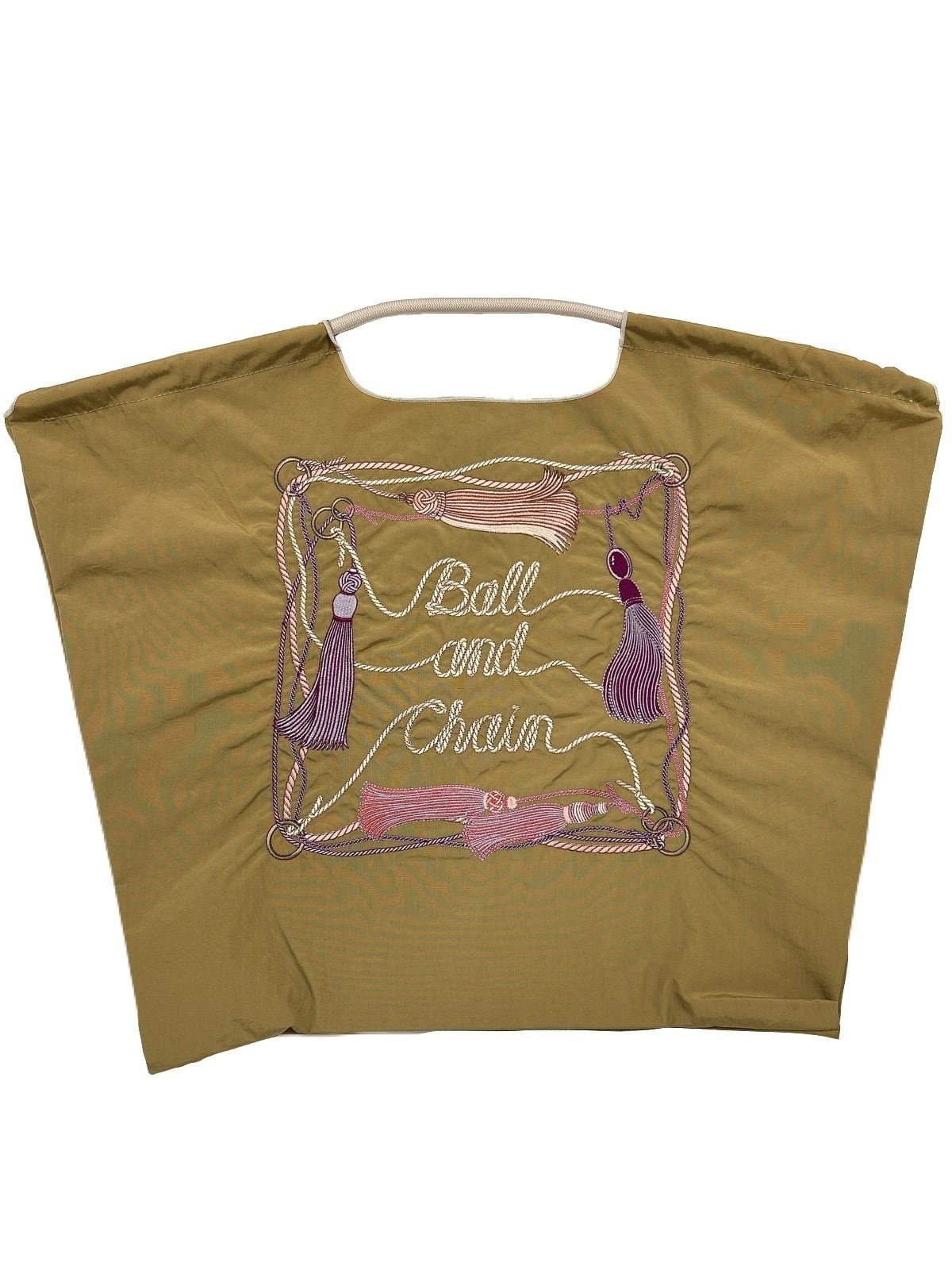 Ball&Chain ショッピングバッグ L size【TASSEL】