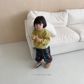 【取寄】THE GOGUMA チェックバルーンジョガーパンツ|冬服|韓国子供服
