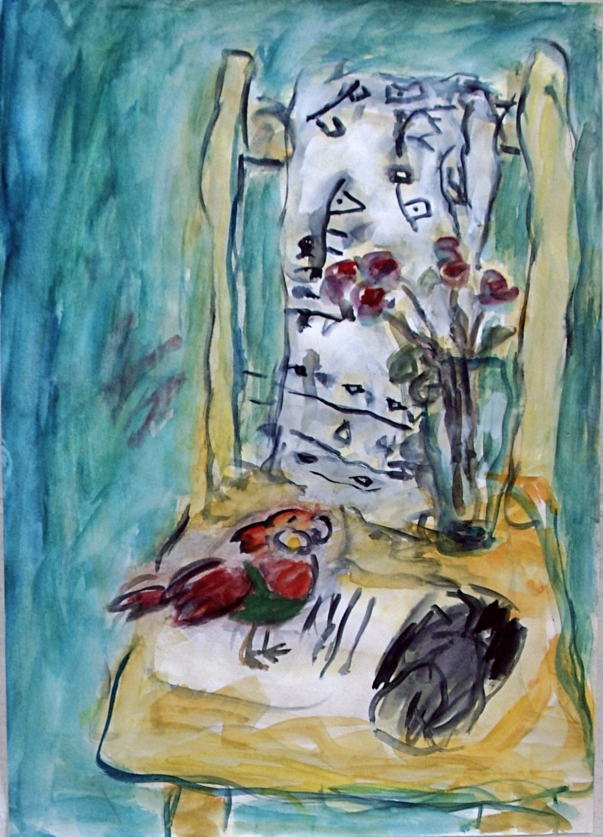 インコと女性 S8 キャンバス 油彩画 絵画 人物画 【公式通販】