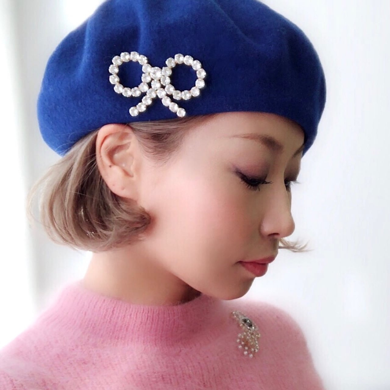 リボンブローチ クリスタル | MAKI NUMOTO (マキ ヌモト