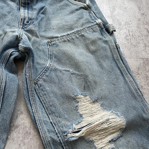 00s メキシコ製 デニム ダブルニー Carhartt 34×32 詳細写真13