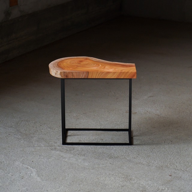 欅の輪切り サイドテーブル