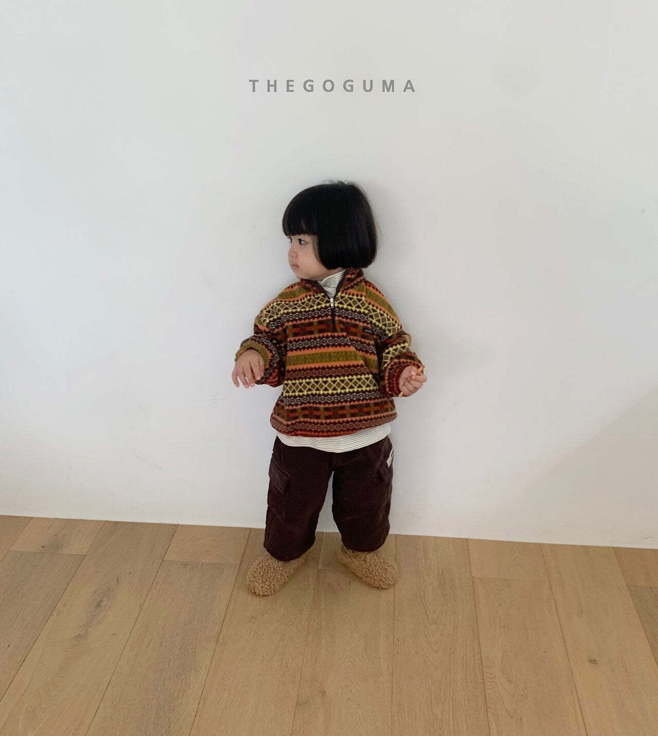 【取寄】THE GOGUMA パタゴフリースアノラック|冬服|韓国子供服