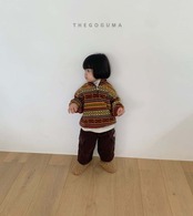 【取寄】THE GOGUMA パタゴフリースアノラック|冬服|韓国子供服