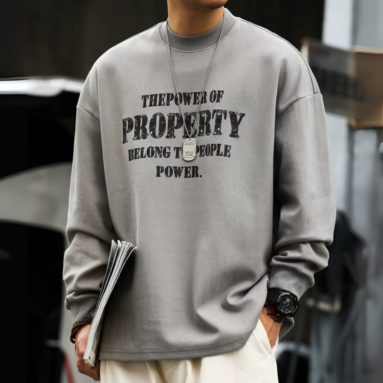 ドロップショルダー プルオーバー カットソー 00558