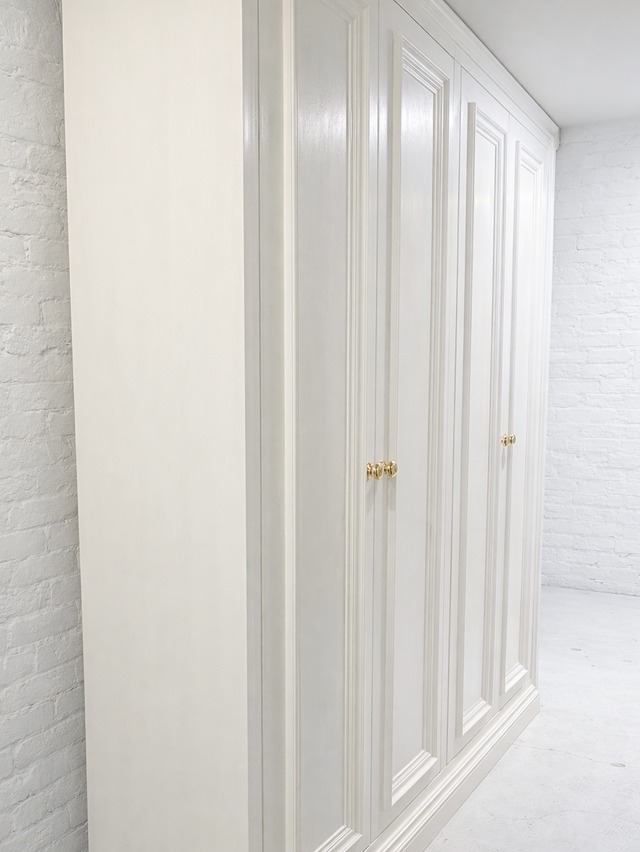 海外インテリア風シューズボックス (靴箱・シューズケース)W1750 輸入住宅向けオーダーメイド下駄箱