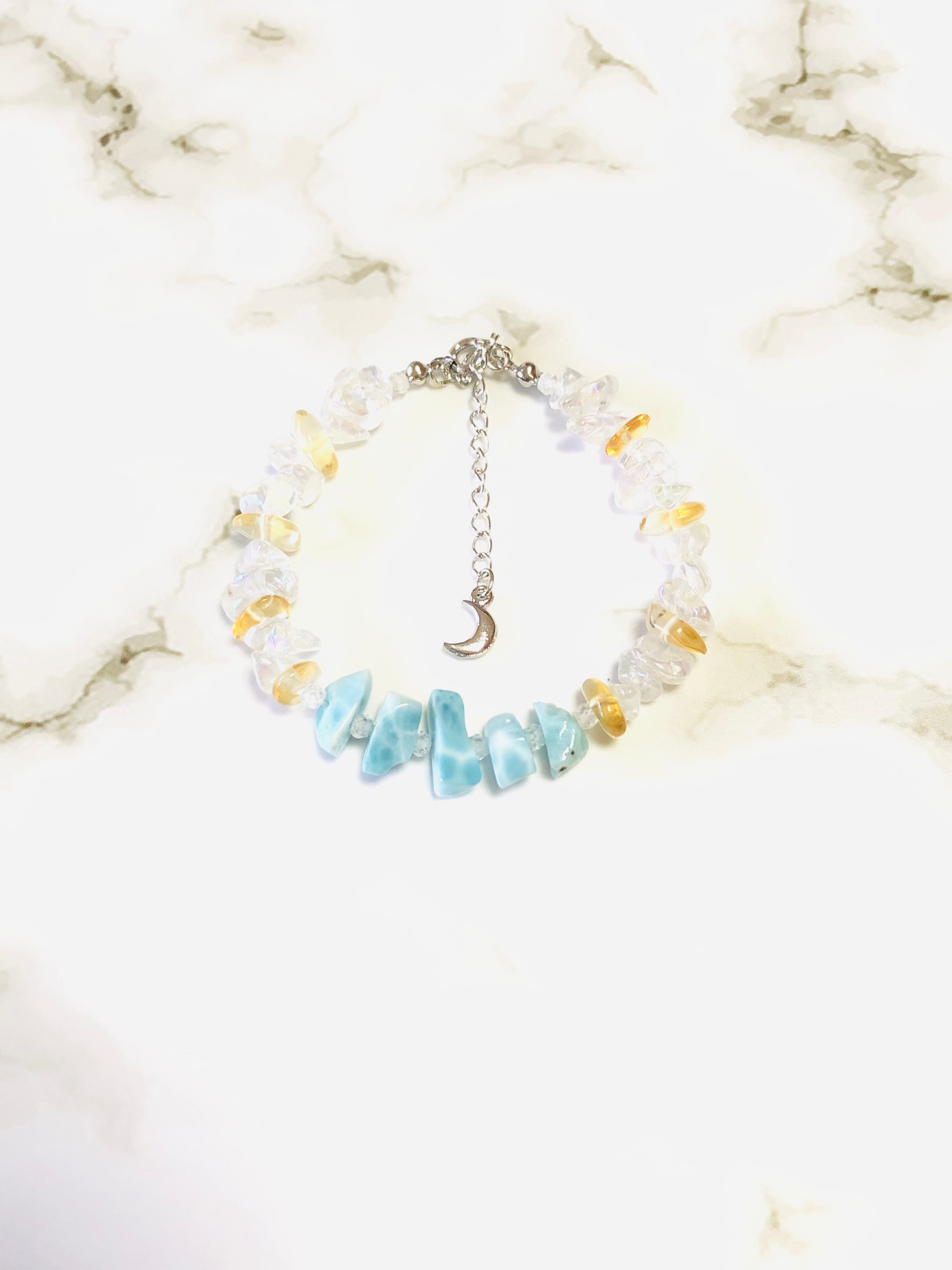 ラリマーのブレスレット