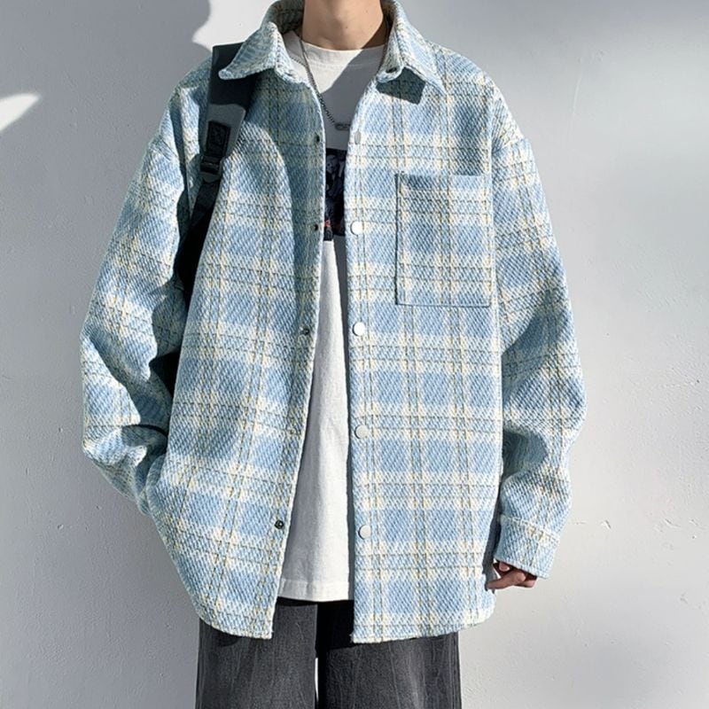 チェックシャツジャケット C10207