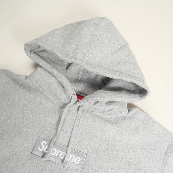 24aw Box Logo Hooded LサイズHeather Grey