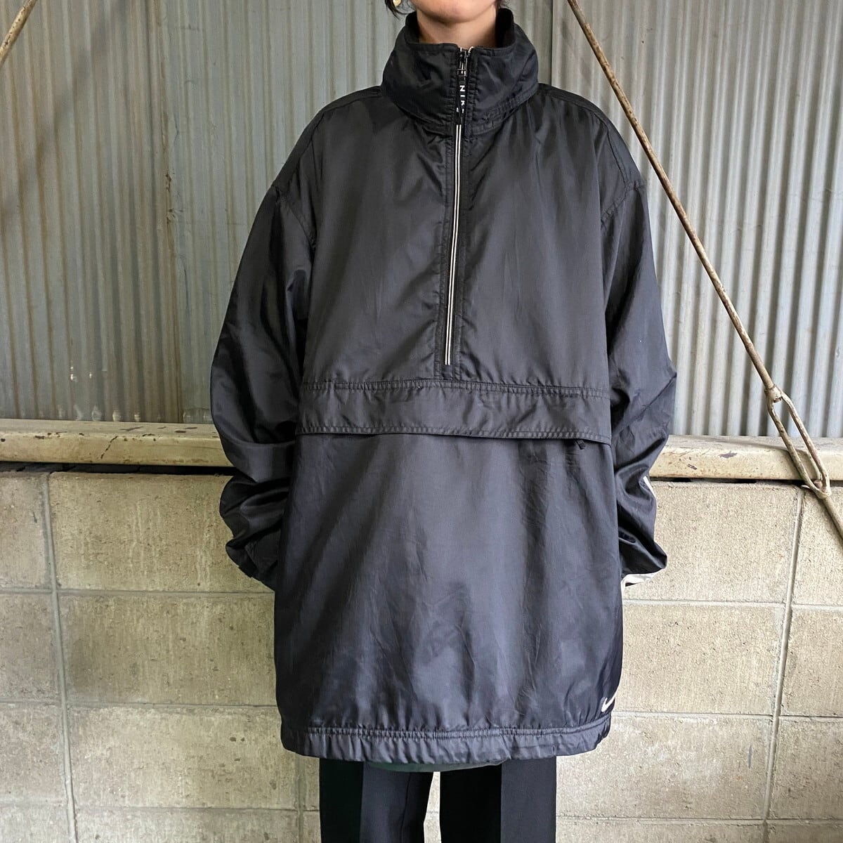 【Dickies】90's ハーフジップ ナイロンアノラックジャケット A336