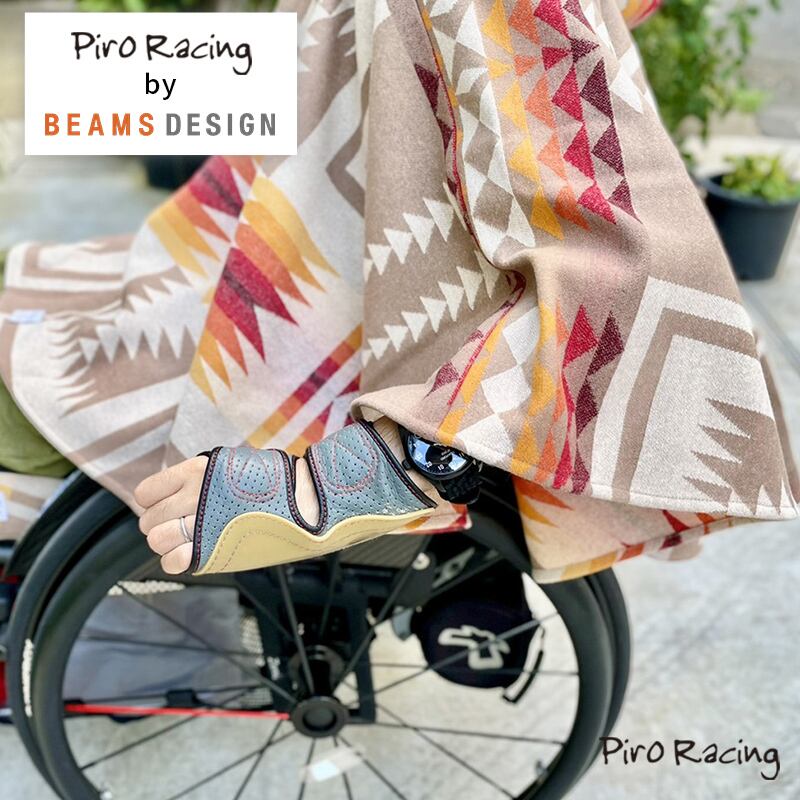 Piro Racing by BEAMS DESIGN US FABRIC PONCHO ピロレーシング バイ