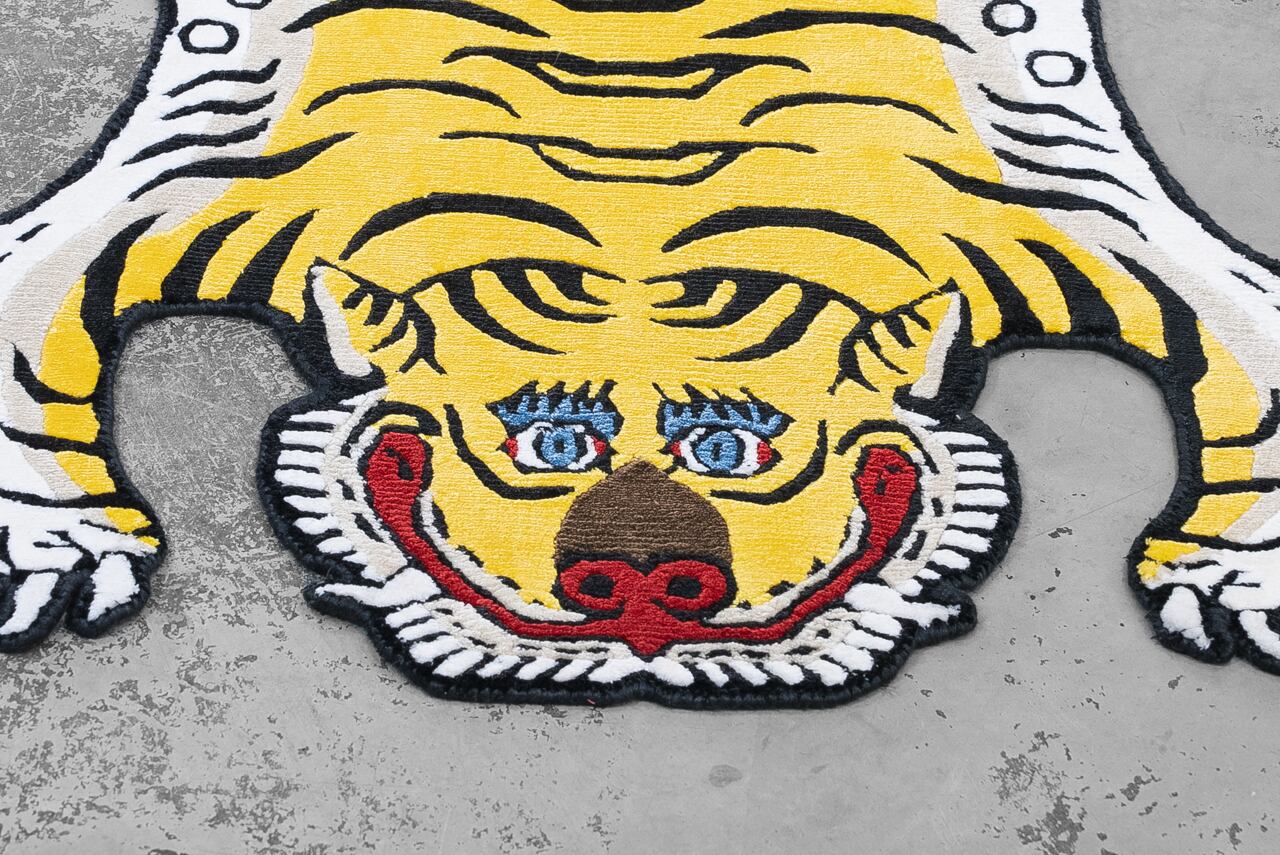 Tibetan Tiger Rug 《Sサイズ•シルク294》チベタンタイガーラグ