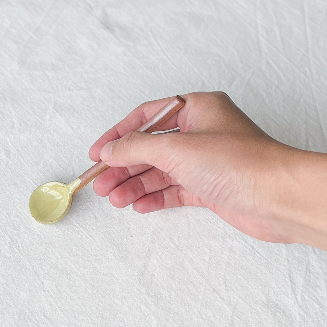小さなカラフルスプーン【黄・白・青・緑】 | Kamani | 多治見で営む