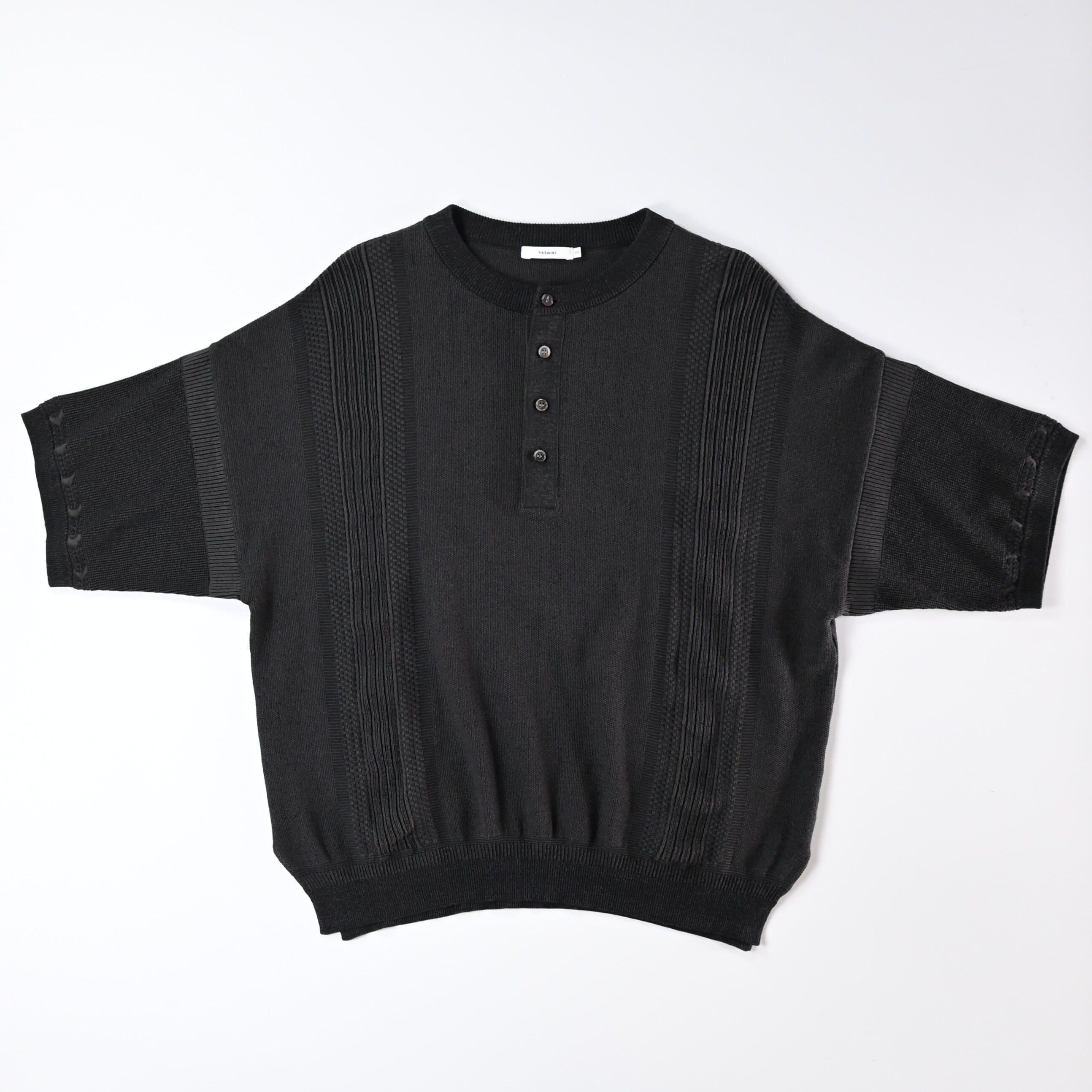 YASHIKI / Ryokufu Henley Knit | GANKO