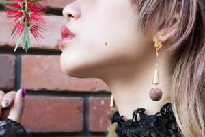 pierce/earring 揺らぎのモカ