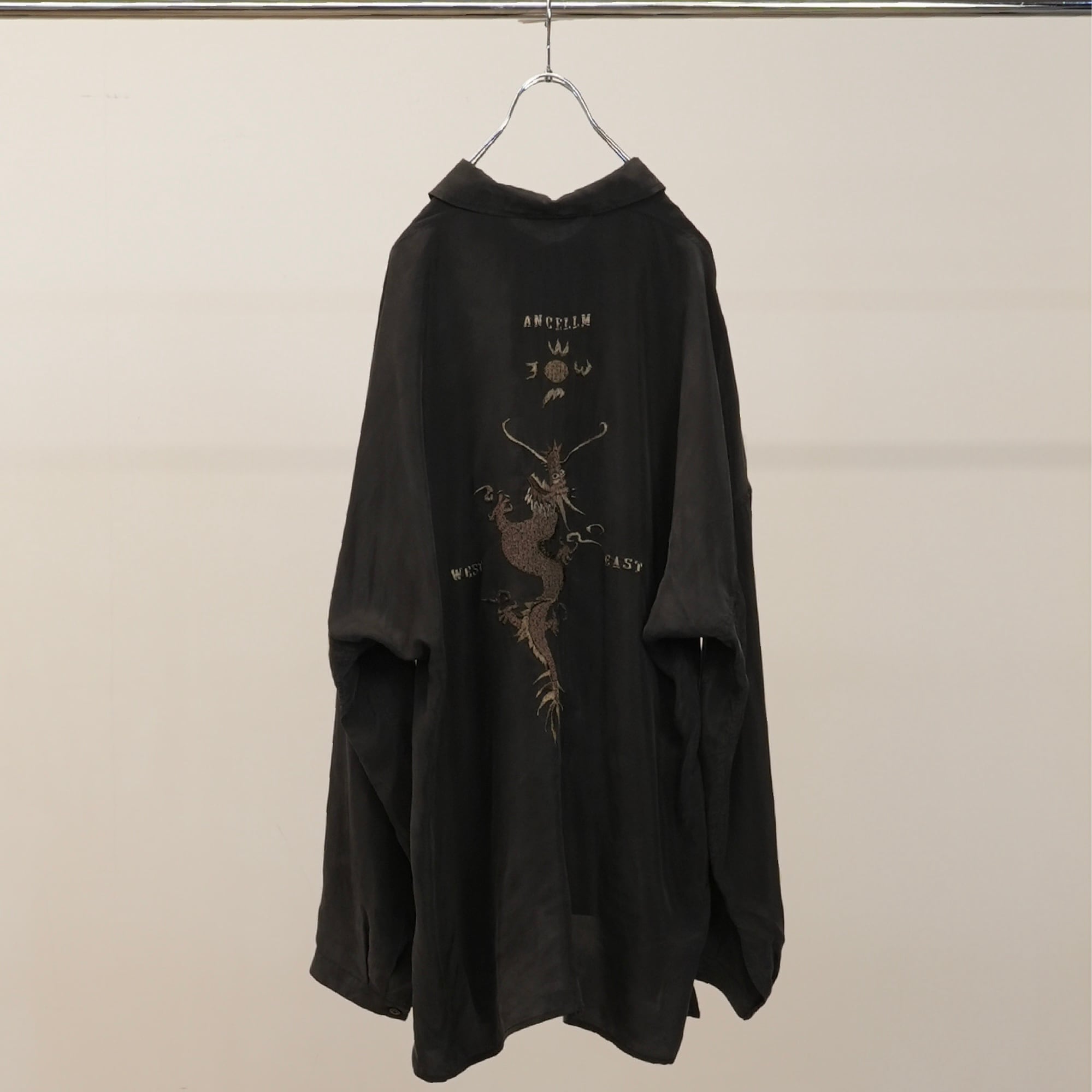 ANCELLM】 EMBROIDERED SOUVENIR SHIRT 