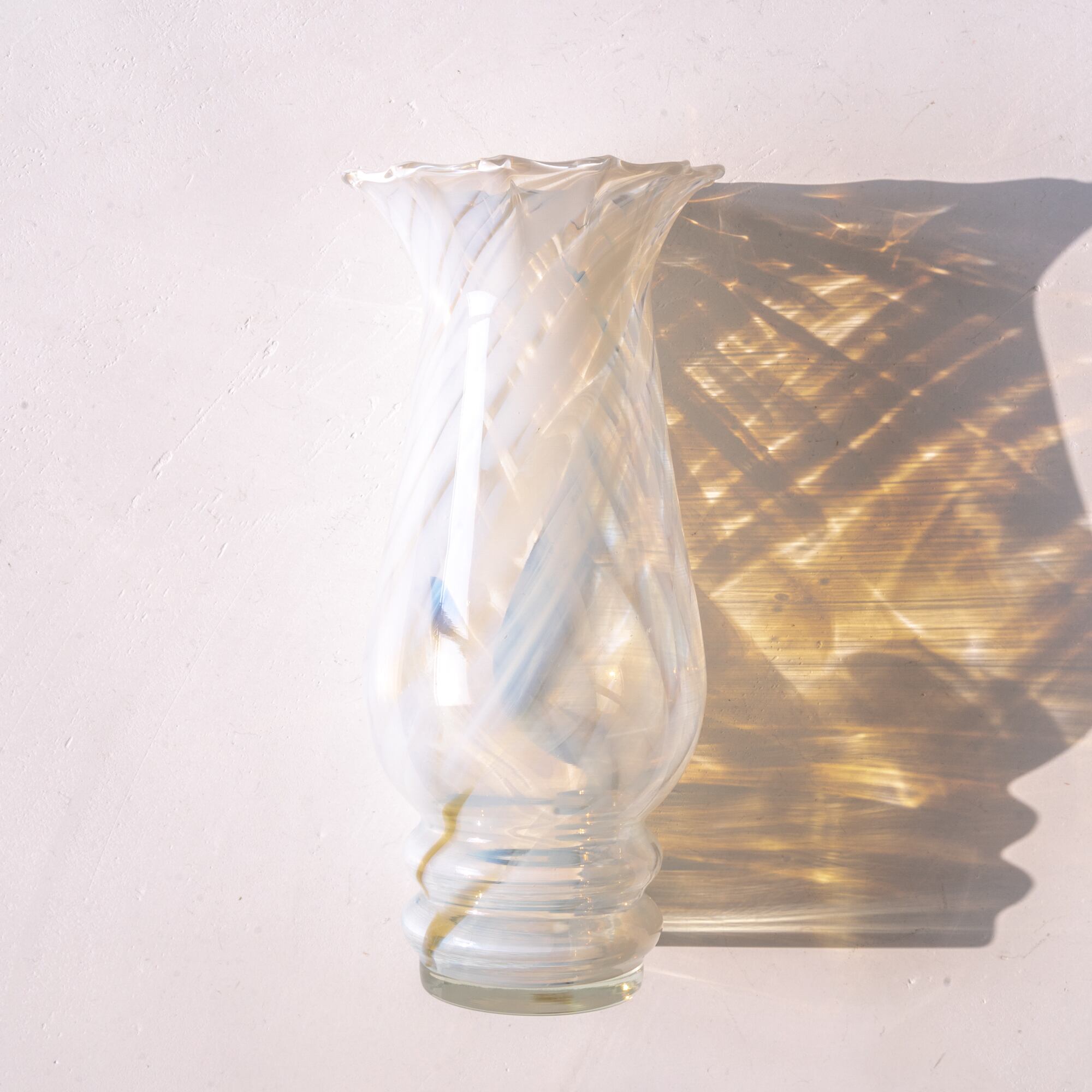 Marble Frill Vase