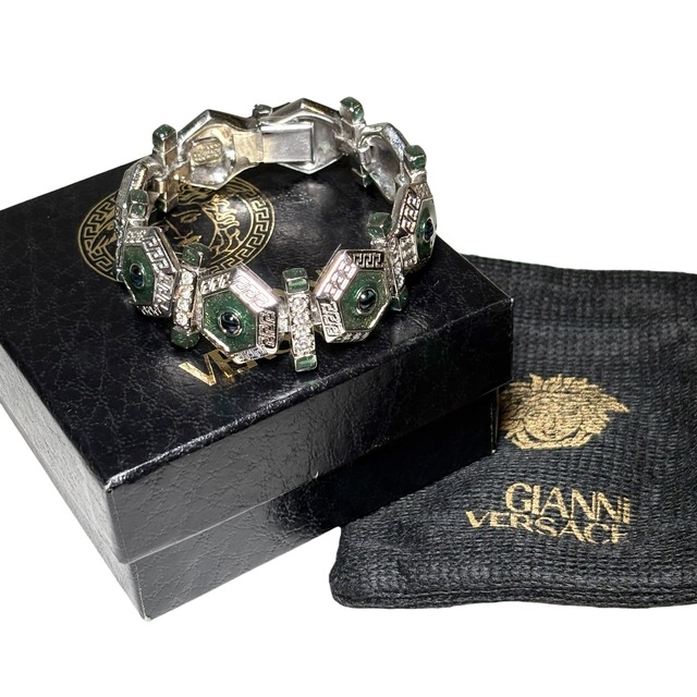 vintage GIANNI VERSACE decorative metal bracelet