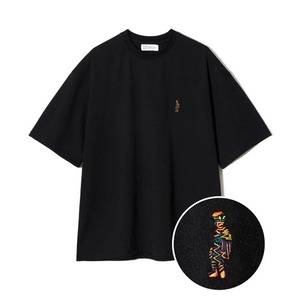 [PARTIMENTO] [CHUBBY]EMBROIDERY TEE BLACK 正規品 韓国 ブランド 半袖 T-シャツ