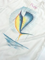 90s Ralph Lauren "RAYON" S/S OPEN COLLAR SHIRT MADE IN SINGAPORE Size L