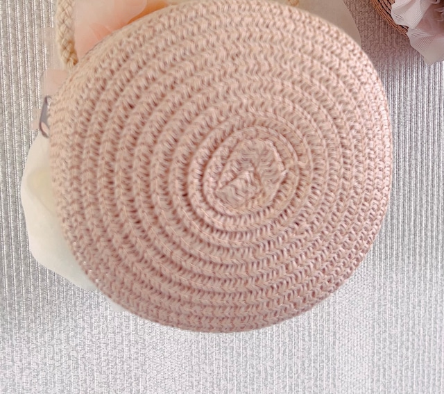 シフォンリボンストローポシェット