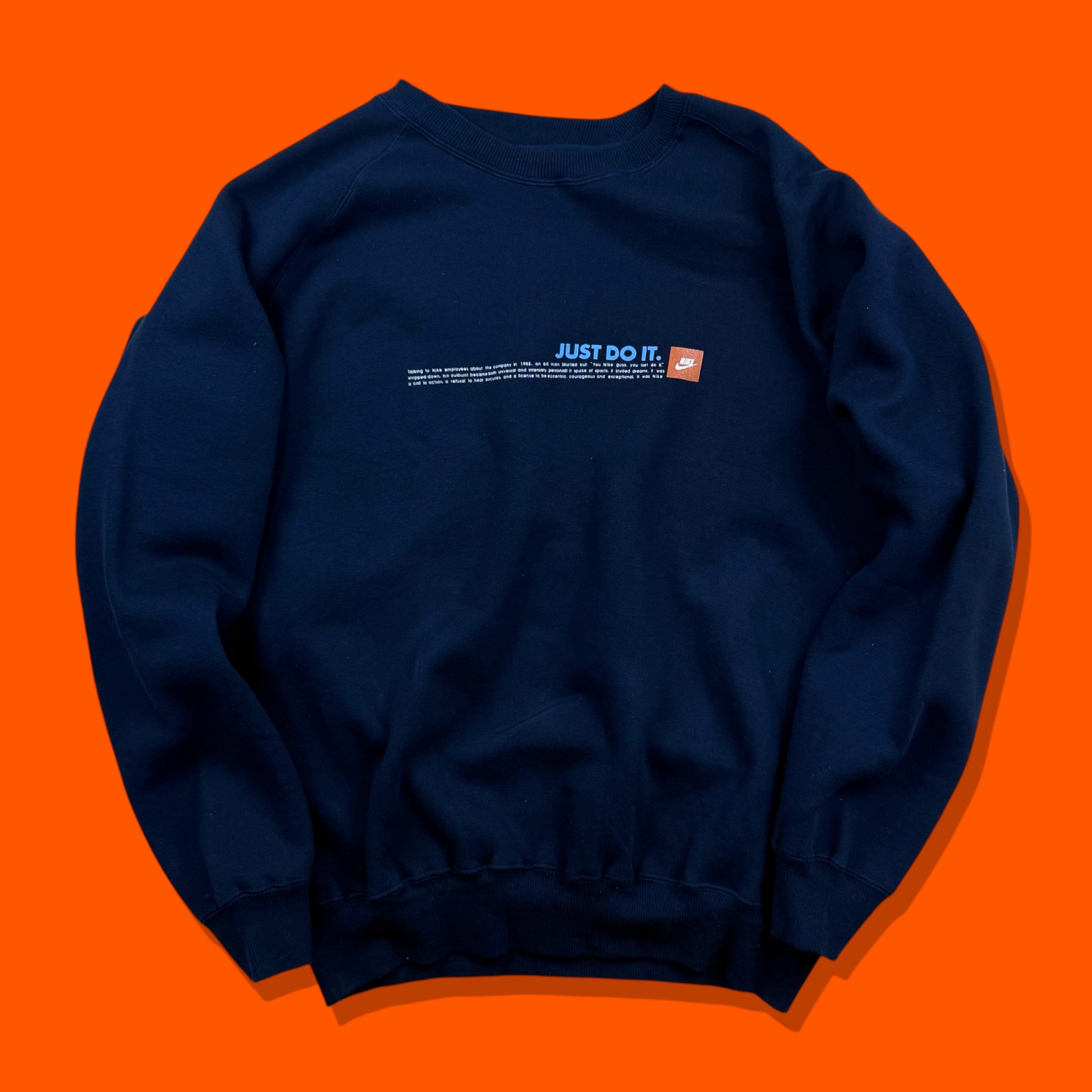 2002 NIKE JUST DO IT. Crewneck Sweatshirt