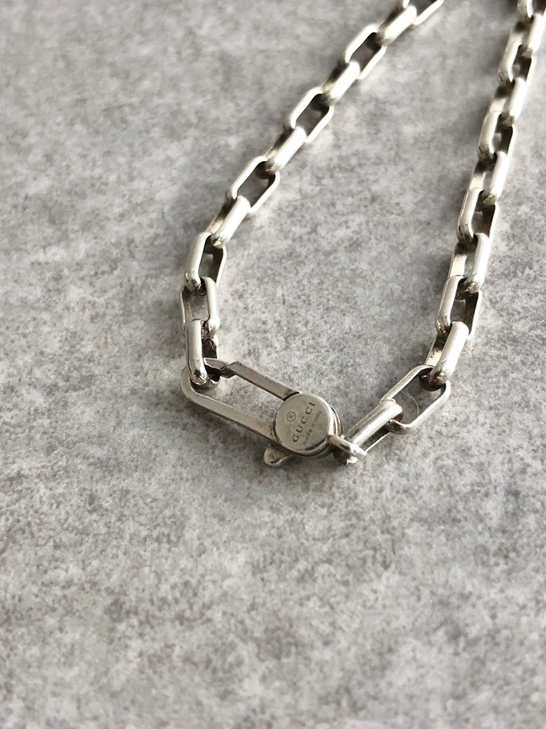GUCCI グッチ ブレスレット シルバー インターロッキングG 925 vintage